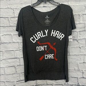 Disney Parks “Curly Hair Don't Care” Graphic Tee